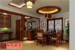 中式别墅装修设计描绘诗意人生中式餐厅装修图片