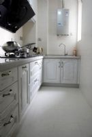 96平演绎法国古典主义浪漫现代厨房装修图片