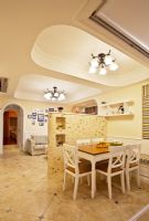 98平地中海温馨家地中海餐厅装修图片
