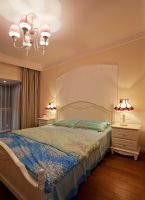 98平地中海温馨家地中海卧室装修图片