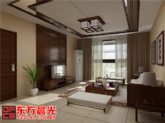 新中式雅居别墅装修设计中式客厅装修图片