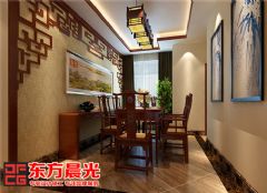 别墅中式装修效果图展示中国风中式餐厅装修图片