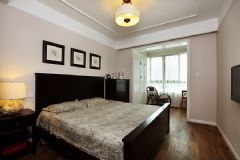 125平美式休闲居美式卧室装修图片