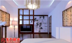 中式别墅装修设计书香气质传承中式卧室装修图片