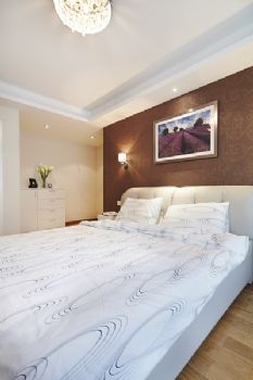 160平现代中式温馨居现代卧室装修图片