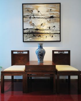123平中式典雅温馨家中式客厅装修图片