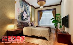 新中式别墅装修设计亦古亦今中式卧室装修图片