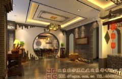 古雅儒韵的中式酒店装修设计案例酒店装修图片