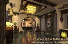 古雅儒韵的中式酒店装修设计案例酒店装修图片