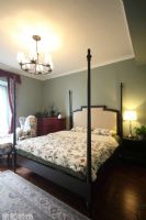 成都家和装饰装修案例-华侨城天鹅堡美式卧室装修图片
