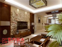 中式别墅装修设计自然优雅中式客厅装修图片