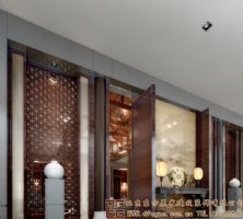 富丽新颖的中式酒店装修设计案例酒店装修图片
