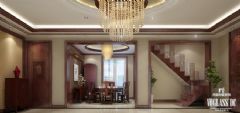 武汉尚层装饰中国院子简中风格方案展示中式客厅装修图片