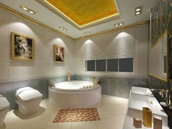 浴缸设计打造别样卫生间现代卫生间装修图片