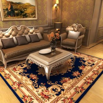实用又美观地毯搭配设计现代客厅装修图片