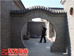 北京小汤山四合院设计装修项目中式客厅装修图片