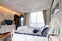华侨城别墅地中海风格案例地中海卧室装修图片