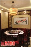 中式饭店装修设计高端优雅餐馆装修图片