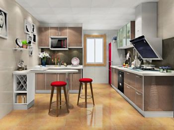 最新个性厨房设计案例简约厨房装修图片