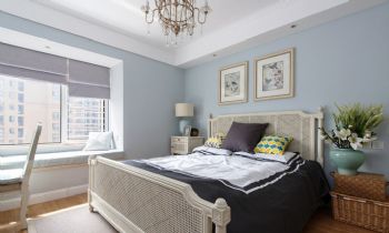 100平法式风格装修案例混搭卧室装修图片