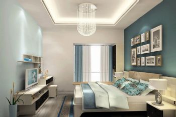 2015最新卧室清新搭配设计效果图欣赏现代卧室装修图片