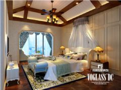 龙湖长桥郡美式风格案例美式卧室装修图片
