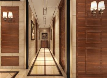 走廊设计让居室倍感温暖时尚现代过道装修图片