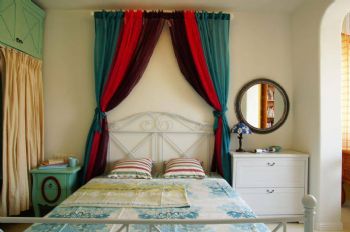 85平地中海温馨家设计图地中海卧室装修图片