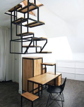 极具创意的楼梯设计案例现代客厅装修图片