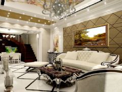 艺峰装饰欧式风格设计欧式客厅装修图片
