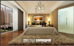 大江官邸混搭风设计方案混搭卧室装修图片