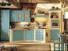 地中海风大户型装修案例地中海风格厨房装修图片
