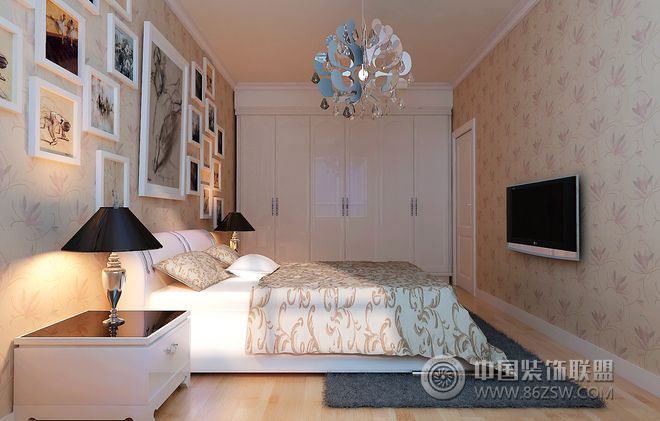 现代卧室照片墙设计图片现代风格卧室装修效果图