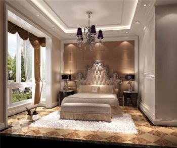 欧式古典风格大户型案例欧式卧室装修图片
