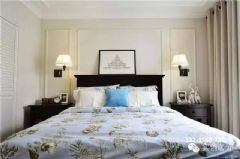 实景案例90㎡美式风格家秋日狂想美式卧室装修图片