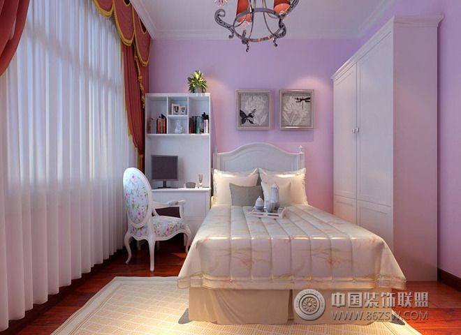 美式儿童房设计效果图美式风格卧室装修效果图