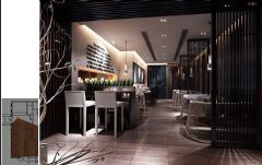kss餐厅设计概念方案效果图酒店装修图片