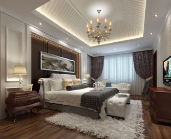 欧式风格三居装修设计图欧式卧室装修图片