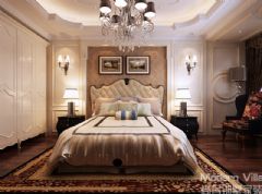 海尔绿城玫瑰园欧式风格卧室装修图片