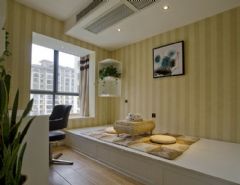暖暖的宅  现代简约现代风格卧室装修图片