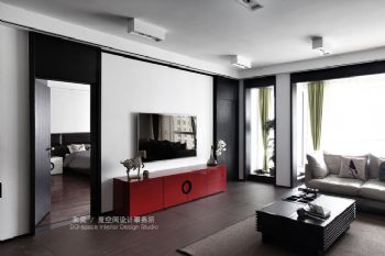 新中式风格别墅装修案例客厅装修图片