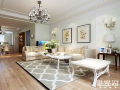 天成·金色堤岸142㎡欧式元素欧式客厅装修图片