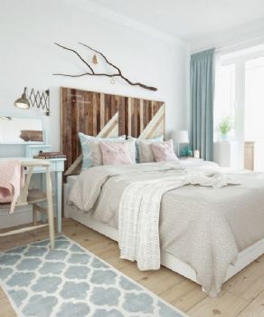法式乡村风格小户型案例简约卧室装修图片