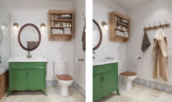 法式鄉村風格小戶型案例簡約風格衛生間裝修圖片