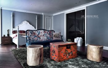 220平米北京别墅案例欣赏古典风格卧室装修图片