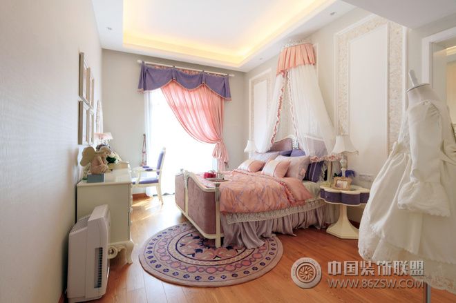 欧式古典公主房设计欧式风格卧室装修效果图
