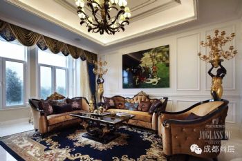 牧马山别墅新古典风格案例古典客厅装修图片
