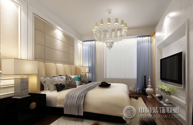 现代卧室设计案例现代风格卧室装修效果图