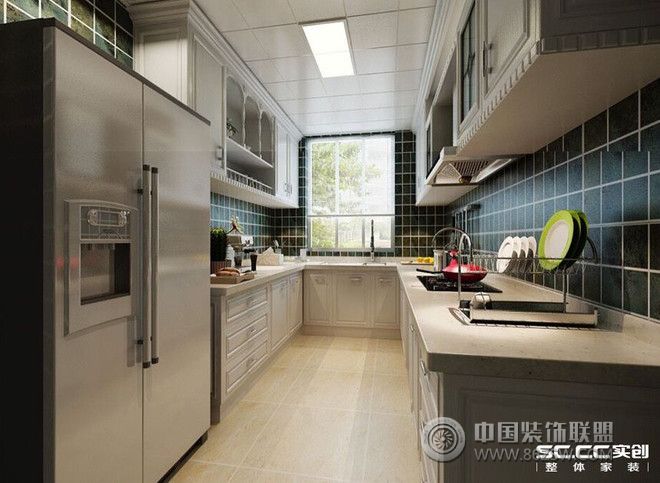 现代厨房设计案例现代风格厨房装修效果图