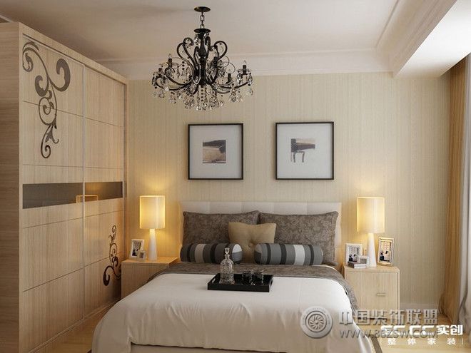 现代三居卧室衣柜设计案例现代风格卧室装修效果图